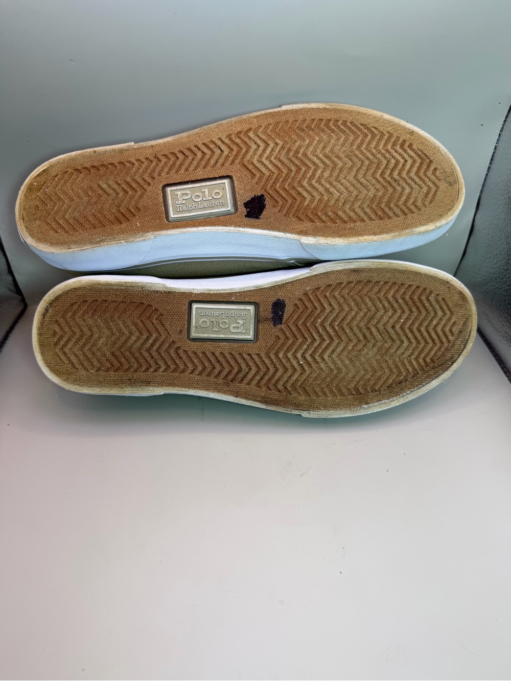 Polo Ralph Lauren Faxon X Tan Canvas Sneakers Mens 10 Casual Shoes - Picture 11 of 11